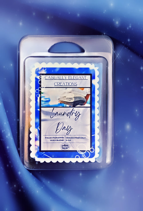 Laundry Day - 6 Cube Wax Melt Bar - Casually Elegant Creations