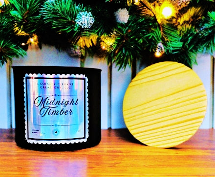 Marbled 16 oz Tumbler Scented Candle- Midnight Timber